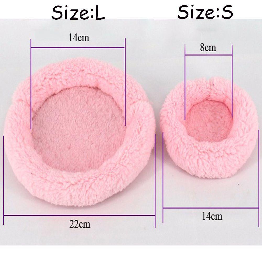 Winter Hedgehog Rabbit Hamster Sleeping House Fleece Guinea Pig Mat Small Animal Bed