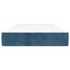 347692 vidaXL Pocket Spring Bed Mattress Dark Blue 80x200 Cm Thickness 20 Cm