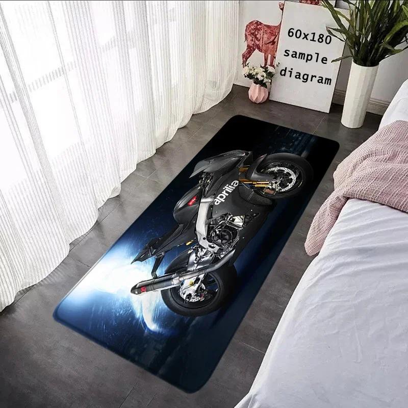 Living Room Rugs A-Aprilia Motorcycle Carpets Entrance Doormat Floor Mats Carpet Anti Slip Mat Home Rugs Kitchen Hallway Decor