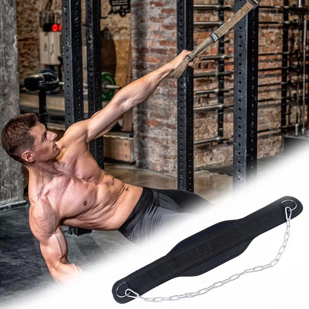 Double Layers Weighted Pull-up Belt Thicken Weighted Muscle-up Belt Weight Lifting Belt  Fitness