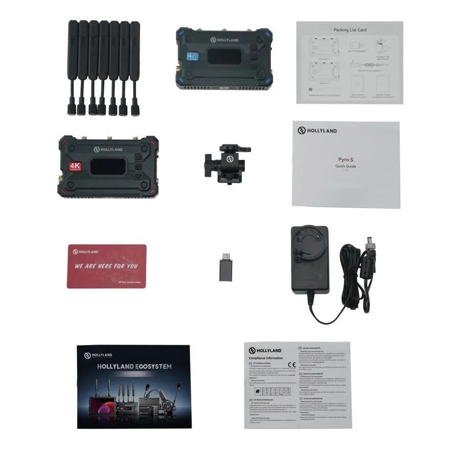2026 Pyro 7 Wireless Receiver & Transmitter Set 2.4G by Hollyland, Germany