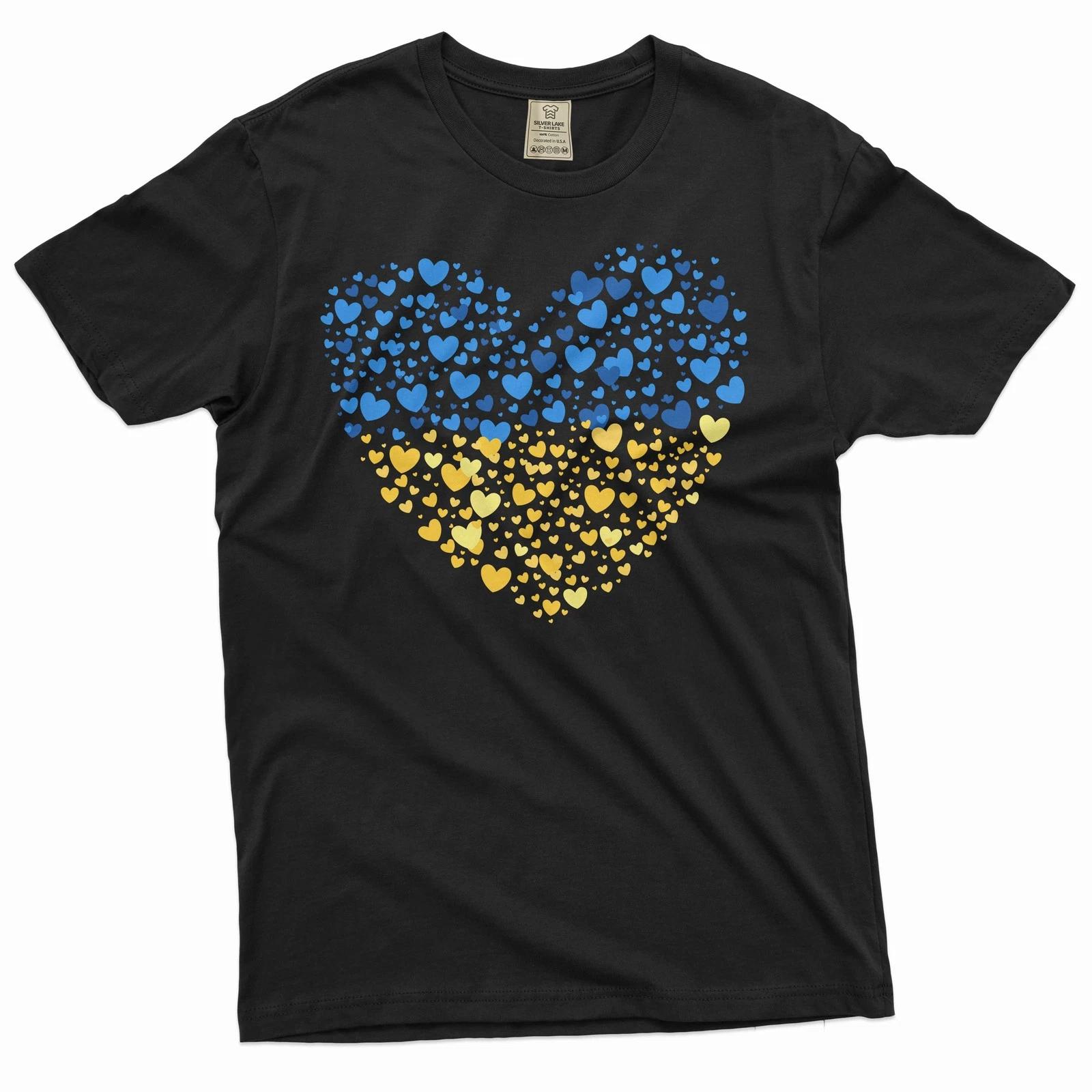Ukraine Flag T-shirt Ukraine Heart flag I stand with Ukraine Patriotic tee XXL