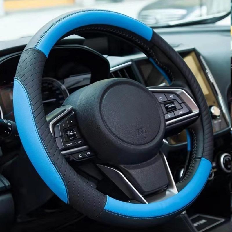 

Экологически чистая кожаная оплетка на руль - Всесезонное сцепление в белом цвете 38cm