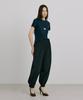 WNDERKAMMER Shirred Moon Jar Pants_Navy