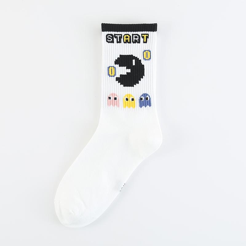 Lolita Socks Female Tube Ins Korea  Fashion Couple Blue Summer Crew JK Socks Women Men Harajuku Kawaii JK Socks