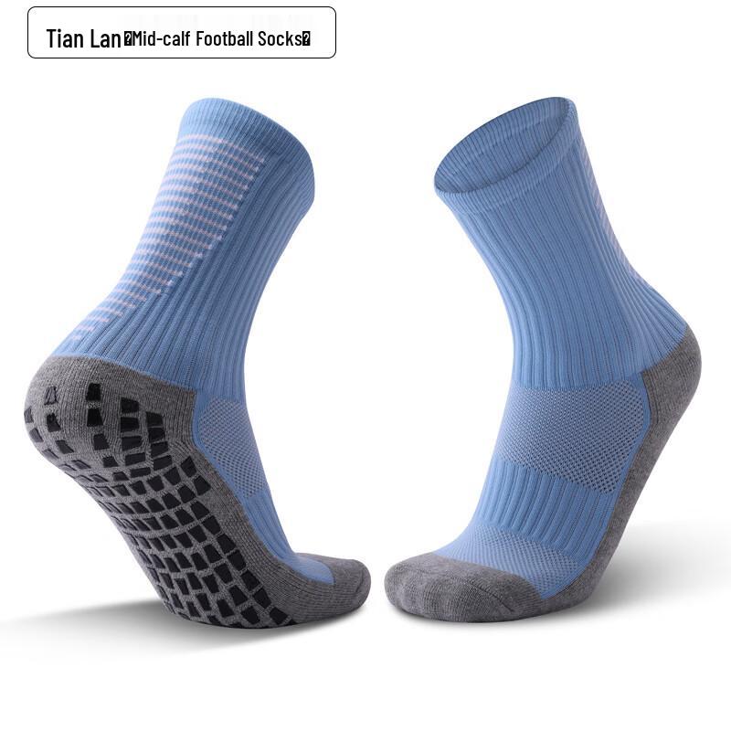 Kinder Anti-Rutsch Mittellange Fußballsocken
