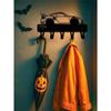 1PC Industrial Black Metal Wall Hook Organizer for Hats Bags Towels Rustic Modern Home Decor