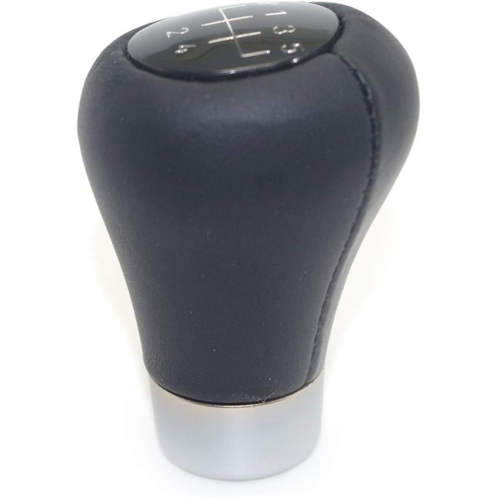 5/6 Speed Shift Knob Leather Fit for BMW E36 E46 E34 Shifter Knobs Transmission Gear Stick Shifting Lever Manual Cars Truck(5 Speed)