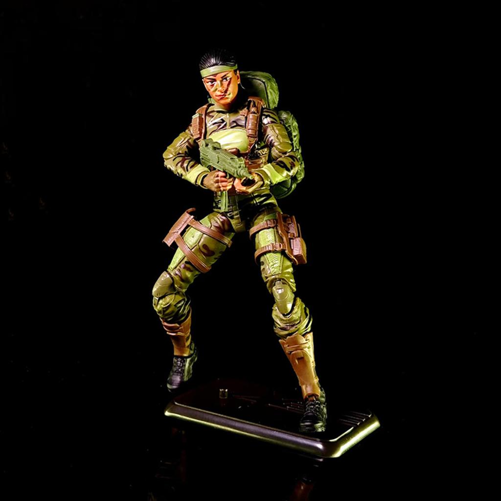 Action Figure Collectible Action Figure Includes Interchangeable Head, Hands And Accessories - Video Game