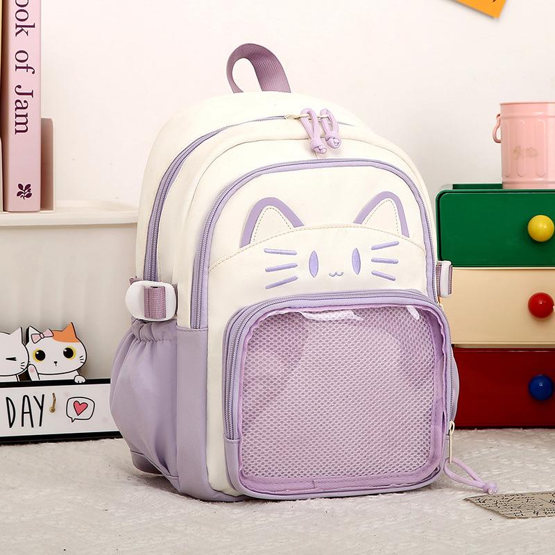 Lightweight Schoolbag Women's New Korean Version Cute Primary School Students 3rd-6th Grade Spine Backpack Campus Junior High School Students Backpack