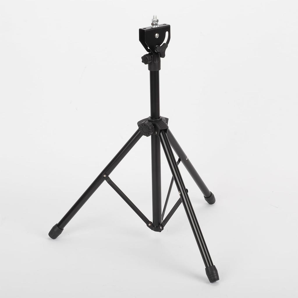 Aleawol 8-inch Rubber Drum Practice Pad with Stand, 5A Drumsticks, and Storage Bag, Adjustable Height 55cm-90cm, Sound-Absorbing, High-Rebound,