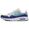 Men's Air Max SC Pure Platinum White Deep Royal Blue CW4555-012