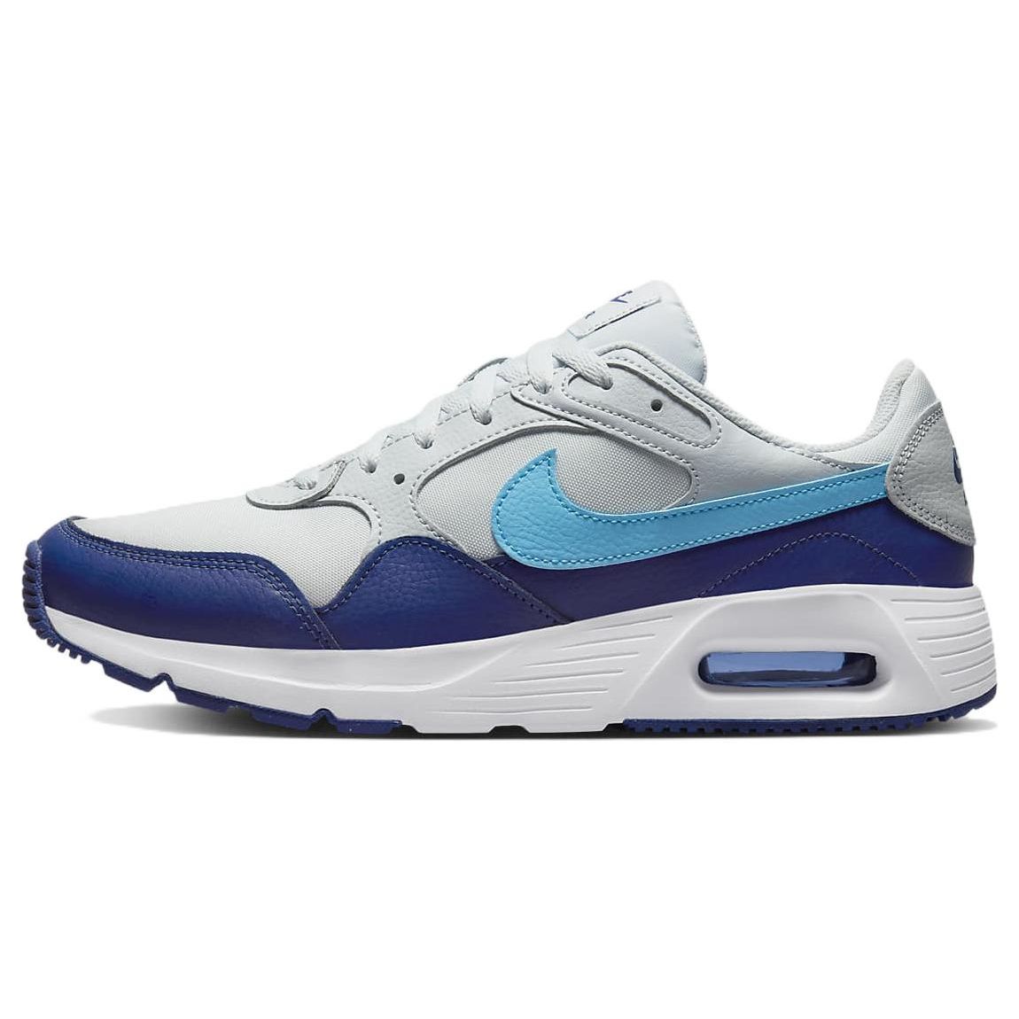 

Nike Men s Air Max SC Pure Platinum White Deep Royal Blue CW4555-012 EU 44