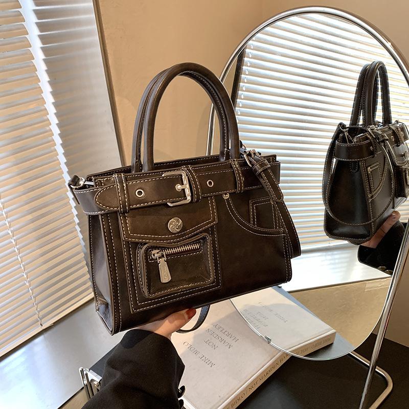 Fashion Casual Hand Carry Small Square Bag Women's New Versatile Shoulder Bag Women's Bag