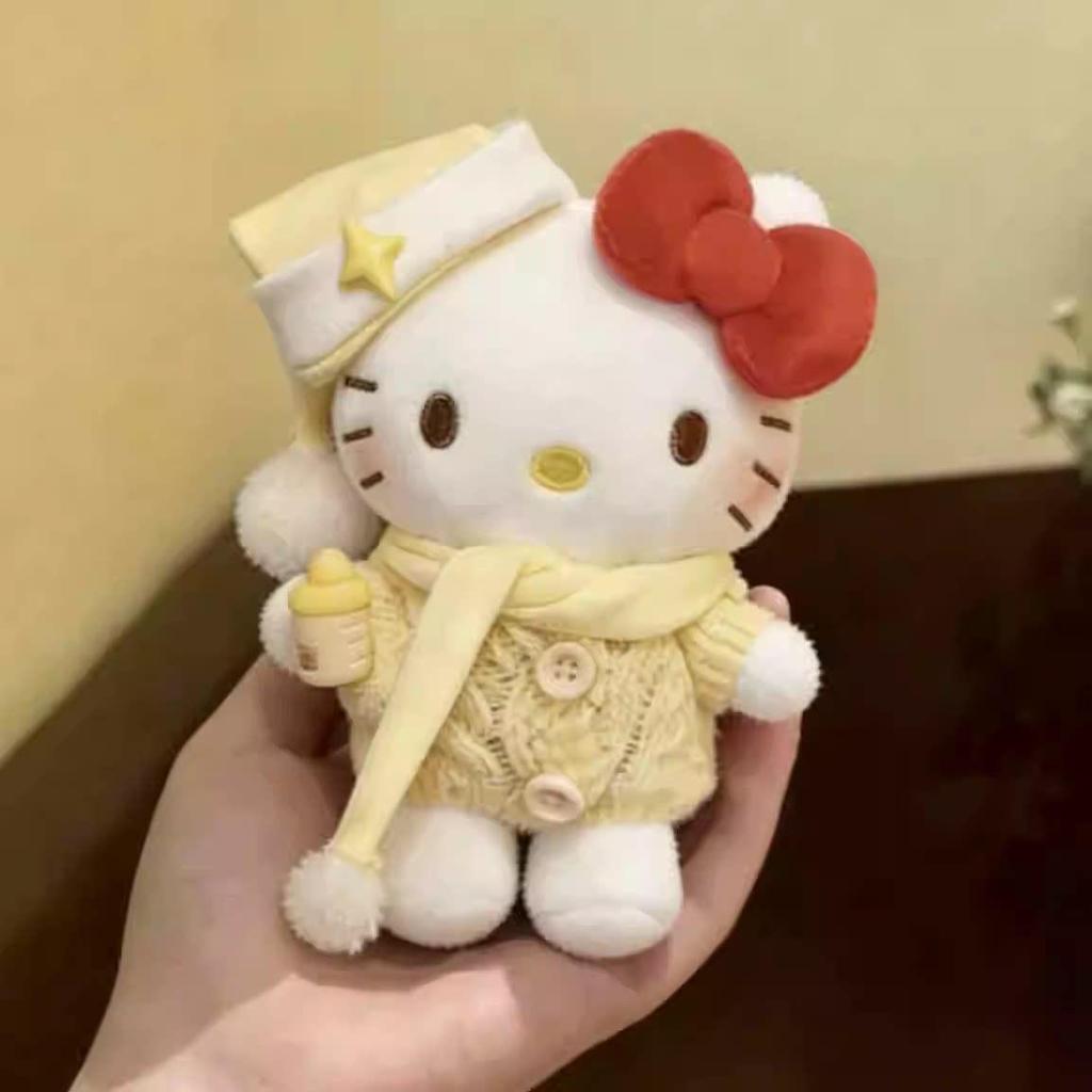 Sanrio Hello Kitty Plush Keychain Charm Strap for Car Decoration