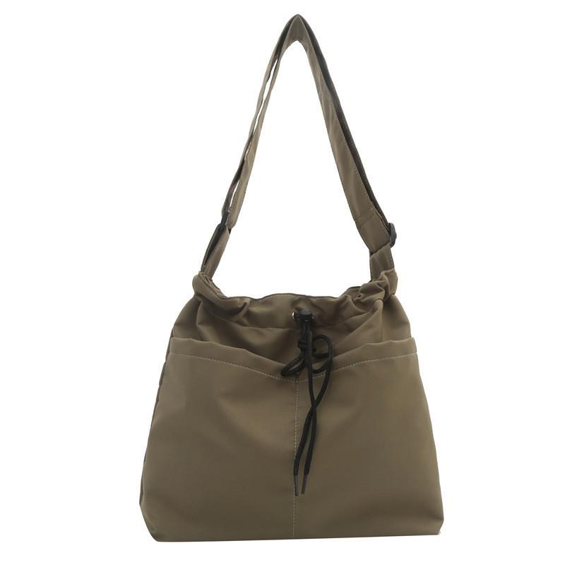 Stylish Street Trend Nylon Tote Bag With Large Capacity And Exquisite Car Line Elements