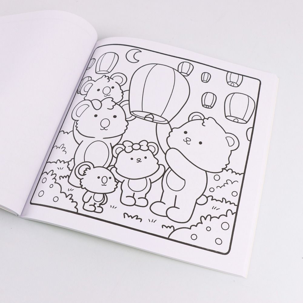DIY Spooky Cute Coloring Book Educational Drawing Doodle Book For Adults and Teens