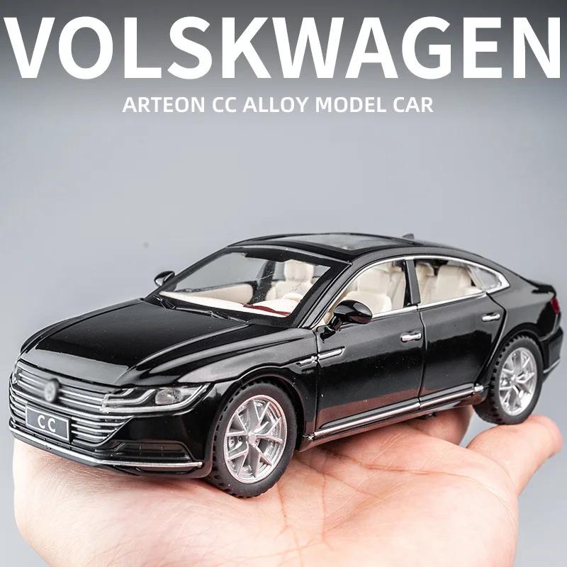 

1:32 Іграшкова металева модель Volkswagen CC з литого металу зі звуком і світлом, інерційна, іграшка для дітей, подарунок, іграшки для хлопчиків A132