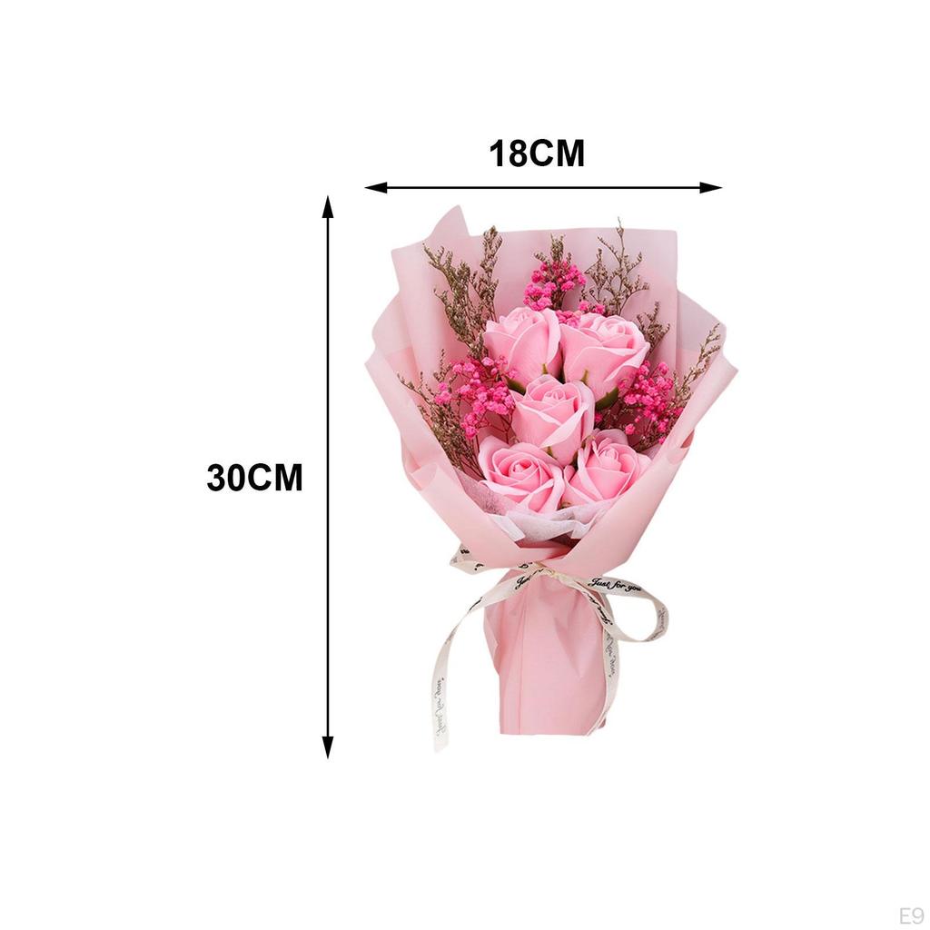 Floral Soap Bouquet Gift Set for Elegant Occasions