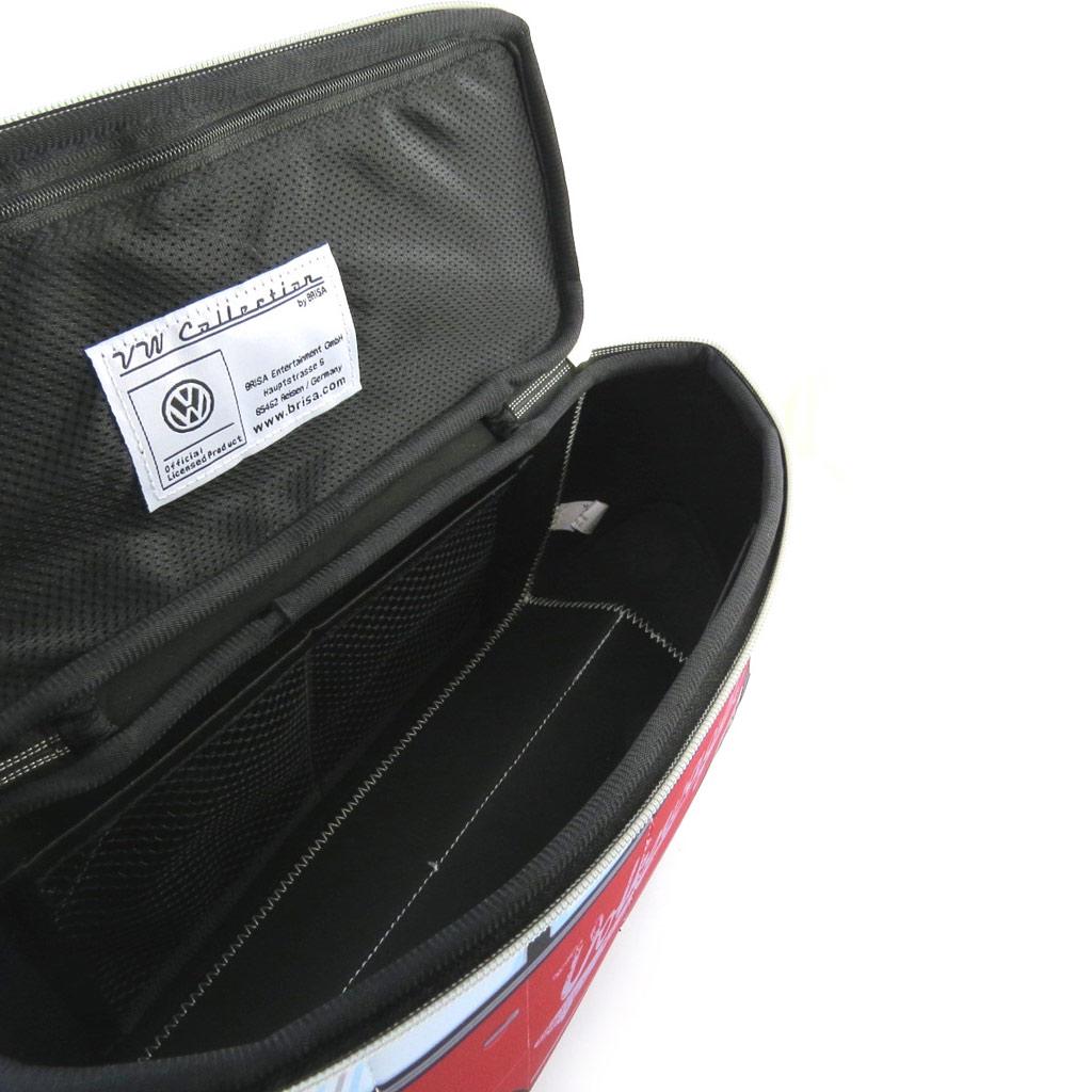 Volkswagen [N4532] - Trousse de toilette 'Volkswagen' rouge noir - 29x13x10 cm