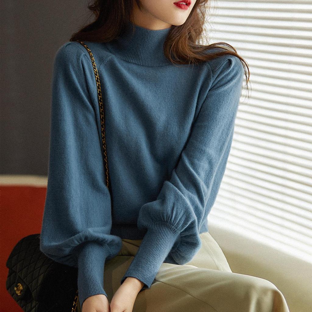 2025 Women's New Multi-Color Knit Sweater - Fall/Winter Leg-Concealing Style