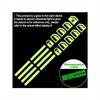 1 Satz Auto Fensterknopf Leuchtende Aufkleber Auto Fluoreszierende Autoaufkleber Selbstklebende Nachtsichtbarkeitsaufkleber Auto Fenster Türschalter Fluoreszierend