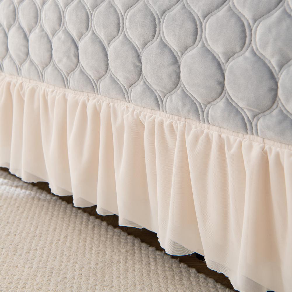 Plush Sofa Cushion French Style Sofa Cover Non-Slip Seat Cushions Cover Cloth Backrest Towel Autumn and Winter