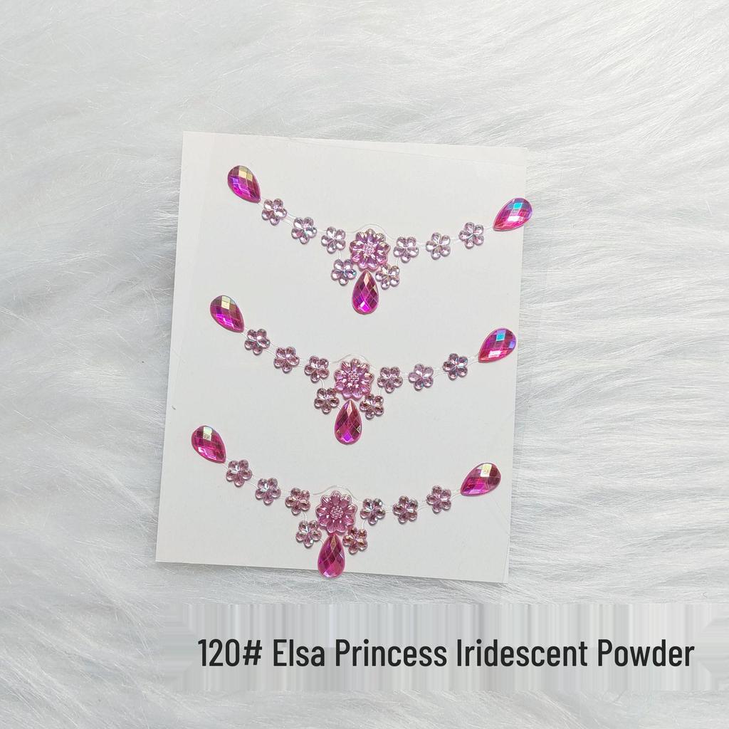 Kids' Rhinestone Eye and Brow Stickers for Makeup and Performances