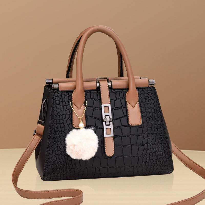 New Women's Handheld Bags Shoulder Bags European American Retro Crocodile Pattern Fashion Trend Leisure Versatile Crossbody Bags