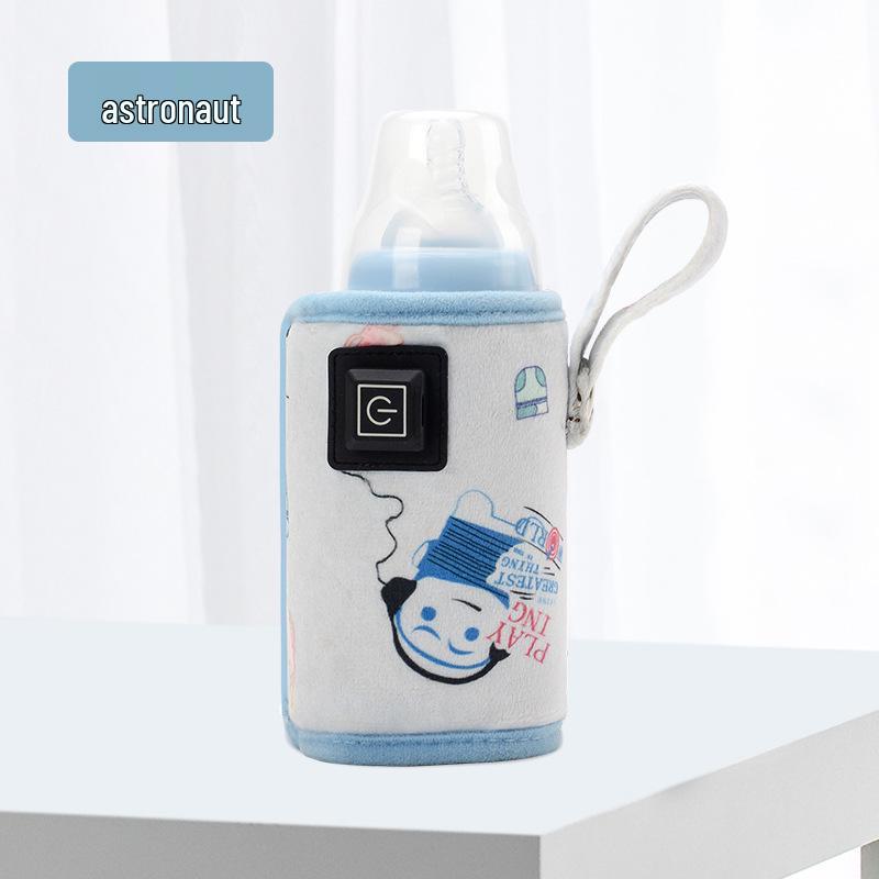USB Heated Insulated Baby Bottle Warmer & Protective Sleeve for Outdoor and Car Use