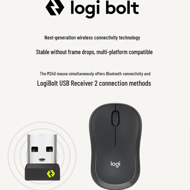 Logitech M240 Silent Wireless Bluetooth Mouse 10-Pack
