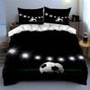 Soccer-themed spotlight. Bedding Duvet cover sets Duvet covers Pillowcases gifts (1 * Duvet Cover 2 * Pillowcases, without duvet insert)