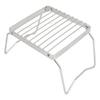 Folding Campfire Grill Stainless Steel Grid Shaped Camping Grill Grate Picnic QQB Grate for Outdoor