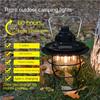 Outdoor retro camping light LED camping light atmosphere light tent horse lantern camping rechargeable camp light portable hanging light