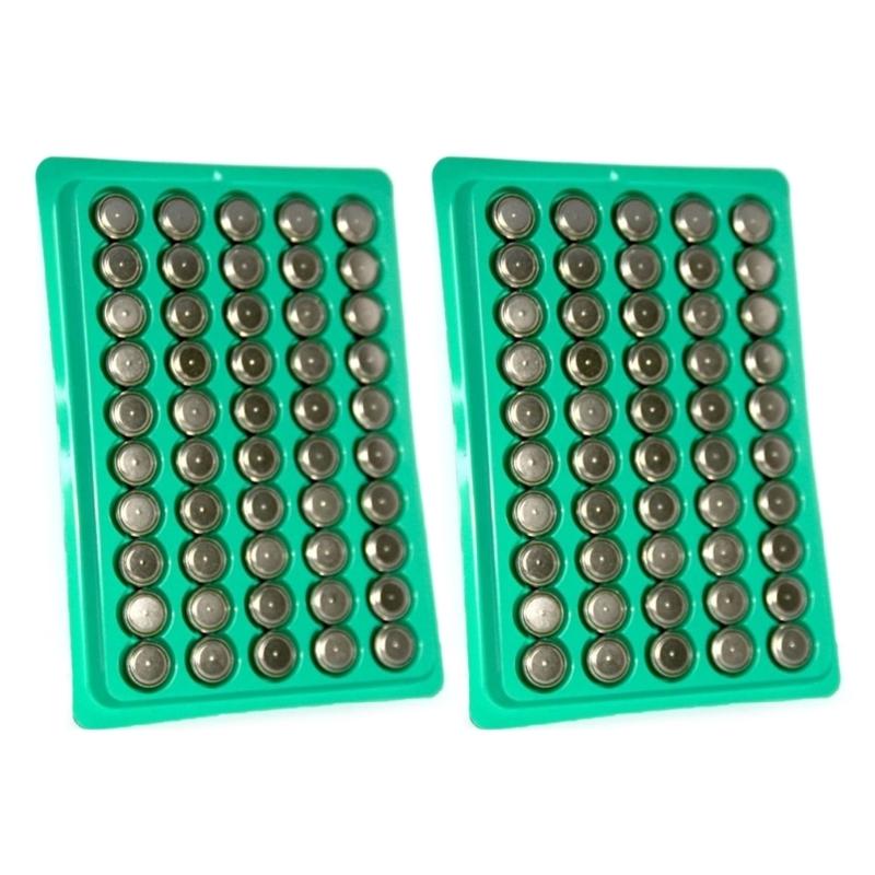 

Упаковка из 50/100 кнопочных батарей AG13 LR44, MP3-плееры, игрушечные часы, калькулятор, цинк-марганцевая батарея, 1,55 В 100pcs