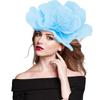 Large Flower Fascinators Hat for Women Kentucky Derby Tea Party Floral Hats Fascinator Hat Headwear for Wedding Parties