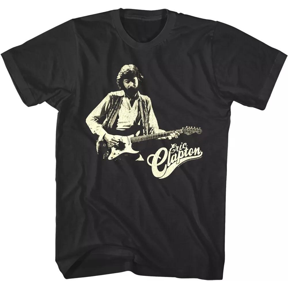 Eric Clapton Live in Concert Men s T Shirt Rock & Blues Guitarist XXXXL