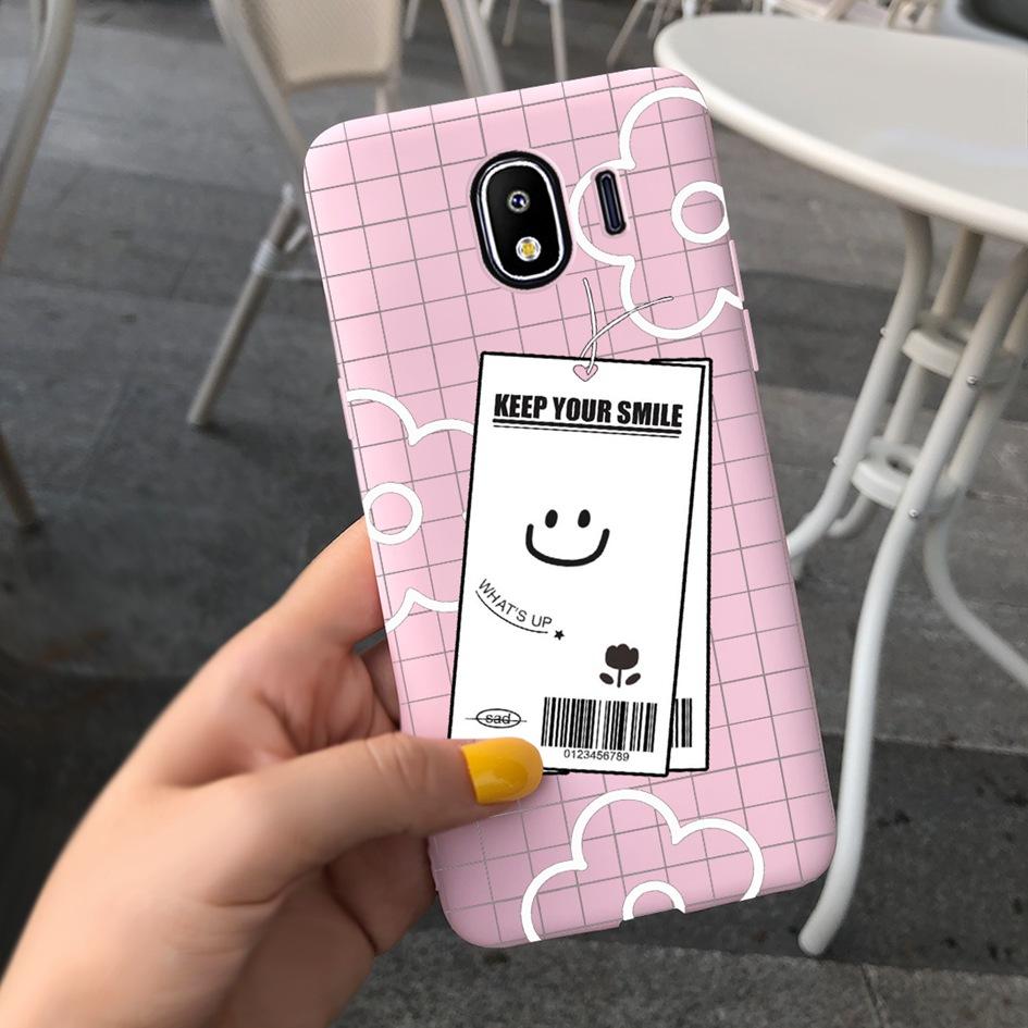 For Samsung Galaxy J4 J6 2018 EU Case SM-J400F J600F Lovely Cartoon Protective Skin Cover For Samsung J4 2018 J 4 J 6 Soft Coque