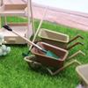 Plastic Miniature Furniture Trolley Dollhouse Accessories Mini Plastic Simulation Cart Miniature Farm Tool Model Dool House Decoration