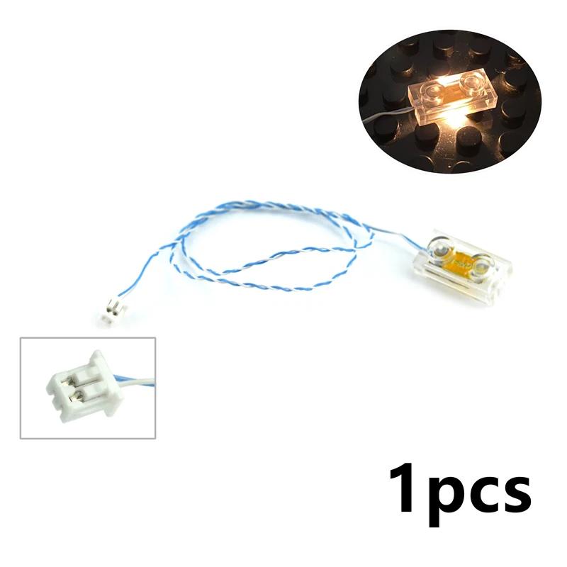 Conecting Cable 1.35pin Light Battery Case LED Lights Compatible with moc City Street Single lamp Pin port Light Accessories
