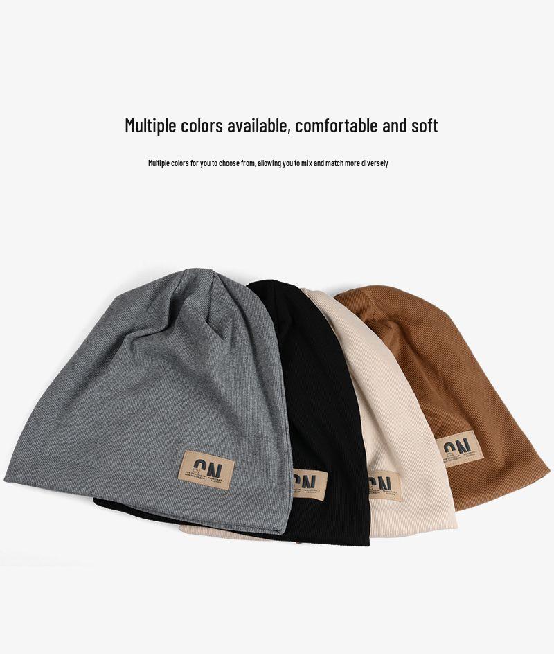 

Специальный выпуск для новичков: Женская шапка-бини с отворотом для большой головы - Вязаный комплект на осень/зиму