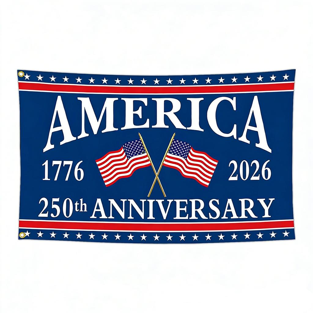 Decorative Garden Flag For The 250th Anniversary Of The United States