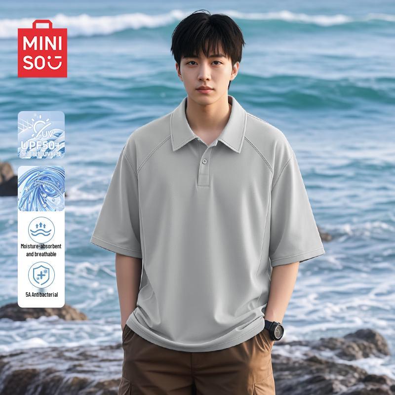 MINISO Men s Premium Quick-Dry Polo Shirt XL