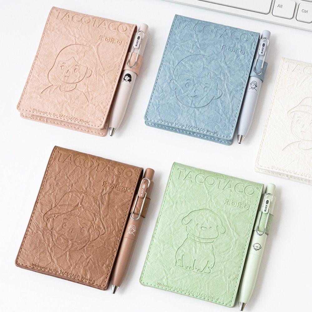 PU Leather Notebooks A7 Notepad New Mini Pocket Book  Students School Supplies