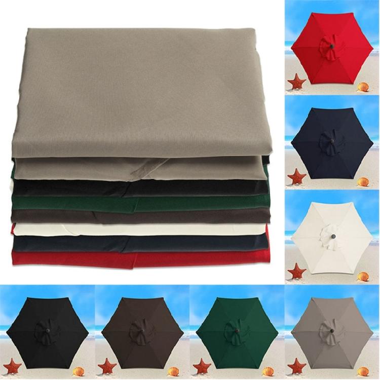 Outdoor Garden Patio Umbrella Cover Waterproof Canopy Sunshade Replacement Cloth