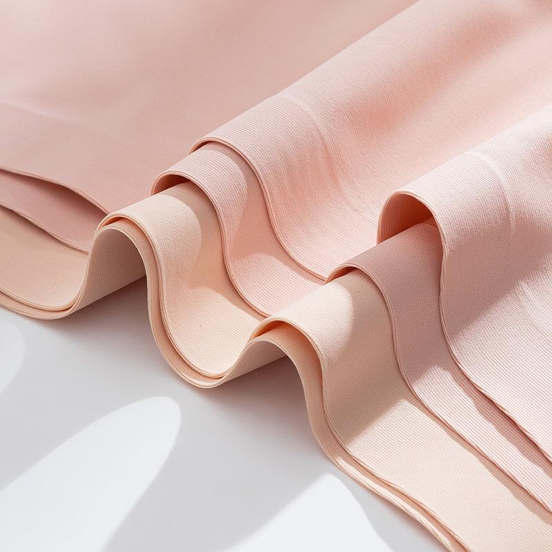 ### Women's Seamless Ice Silk Mid-Waist Panties: Breathable, Comfortable, Quick-Drying with Pure Cotton Crotch