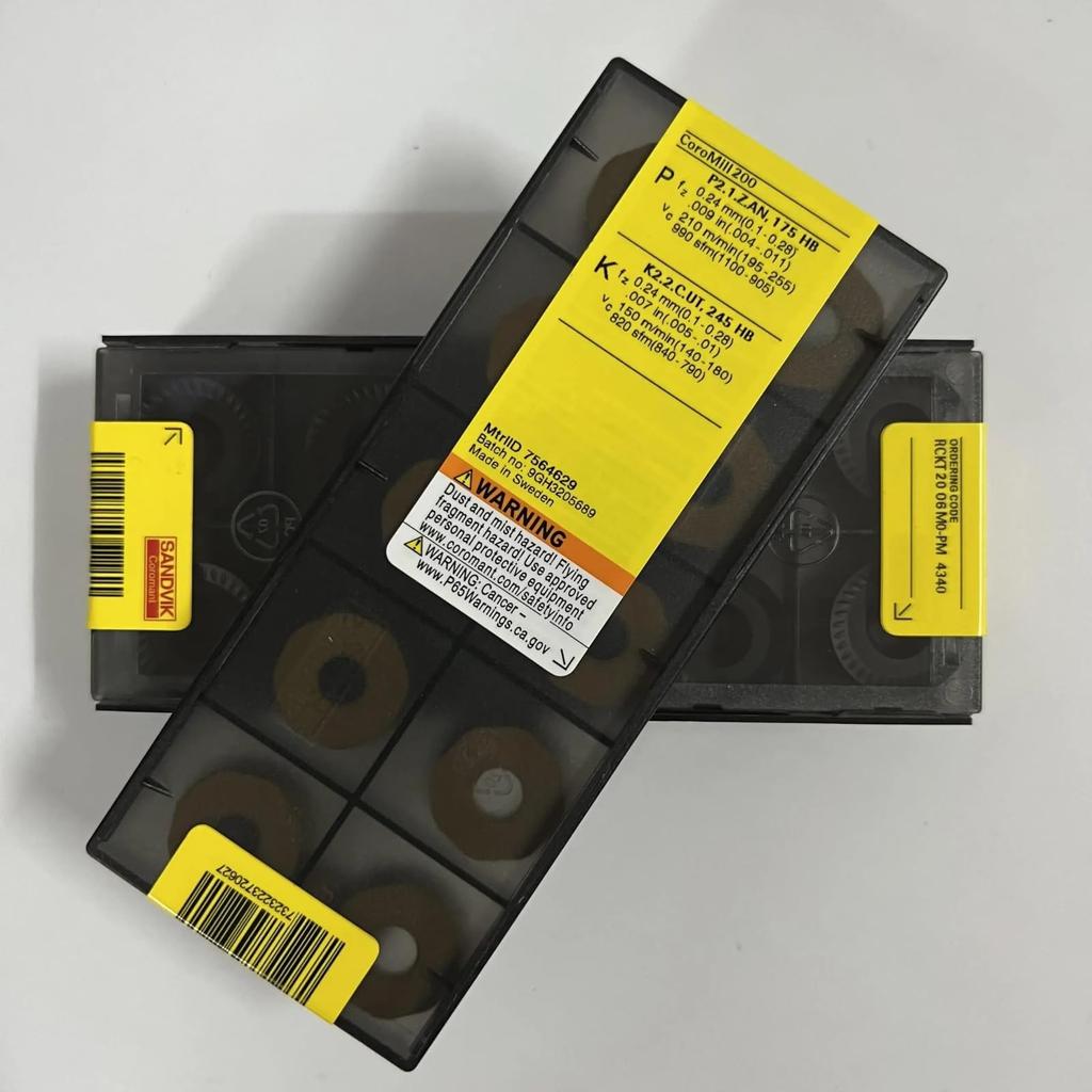 Original Sandvik / RCKT 2006MO-PM 4340  CNC Lathe Carbide Blade 10 PCS