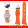 AI1108 Quick Release Metal Adapter Silicone Watch Band For Maurice Lacroix AIKON AI6008 AI6007 AI6038 AI6058 AI1018 Rubber Strap