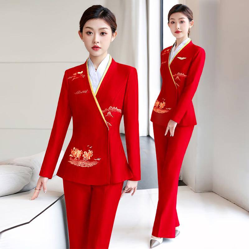 Женский профессиональный костюм в китайском стиле L