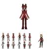 4-inch Hell's Inn Clown Doll Model Toy Set Of 6 Plastic/resin Material